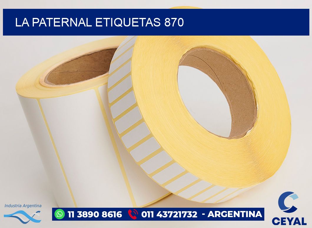 La Paternal etiquetas 870