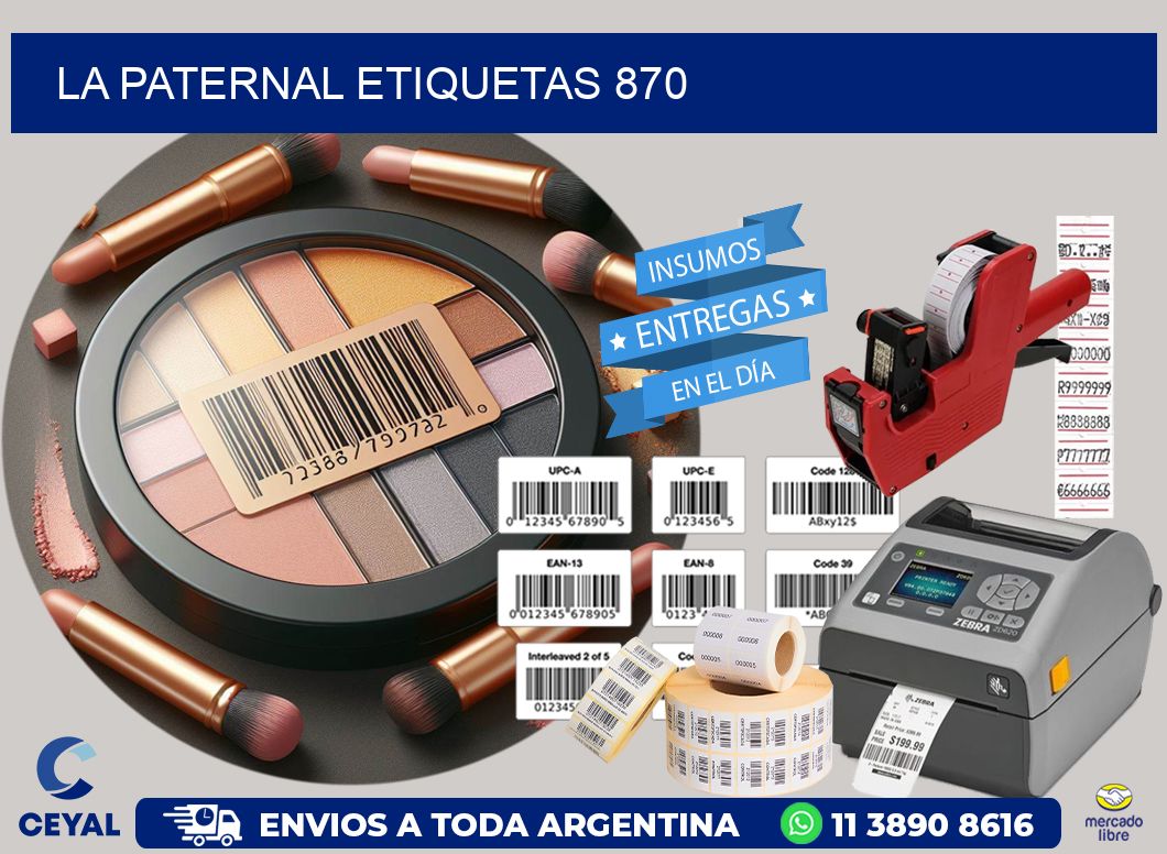 La Paternal etiquetas 870