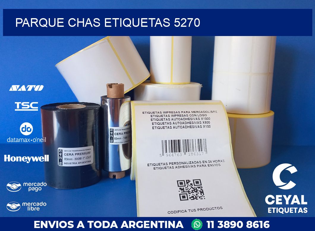 Parque Chas etiquetas 5270
