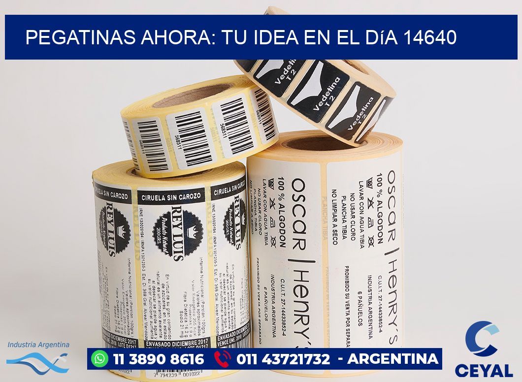 Pegatinas Ahora: Tu Idea en el Día 14640
