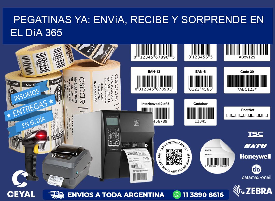 Pegatinas Ya: Envía, Recibe y Sorprende en el Día 365