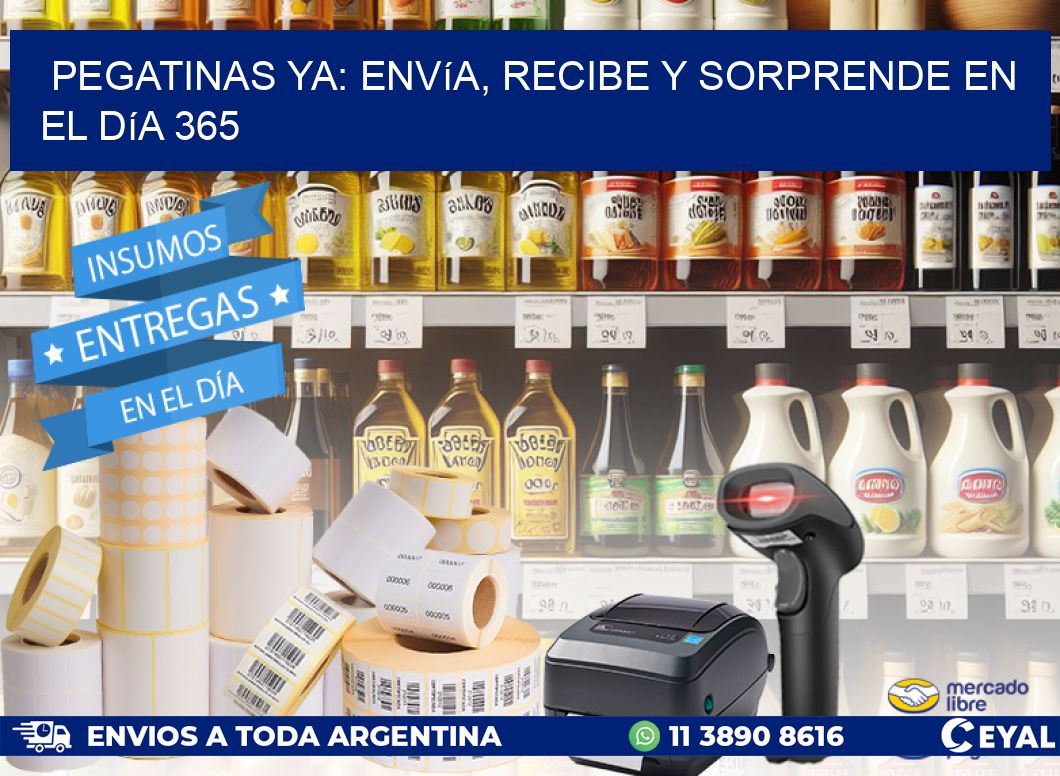 Pegatinas Ya: Envía, Recibe y Sorprende en el Día 365