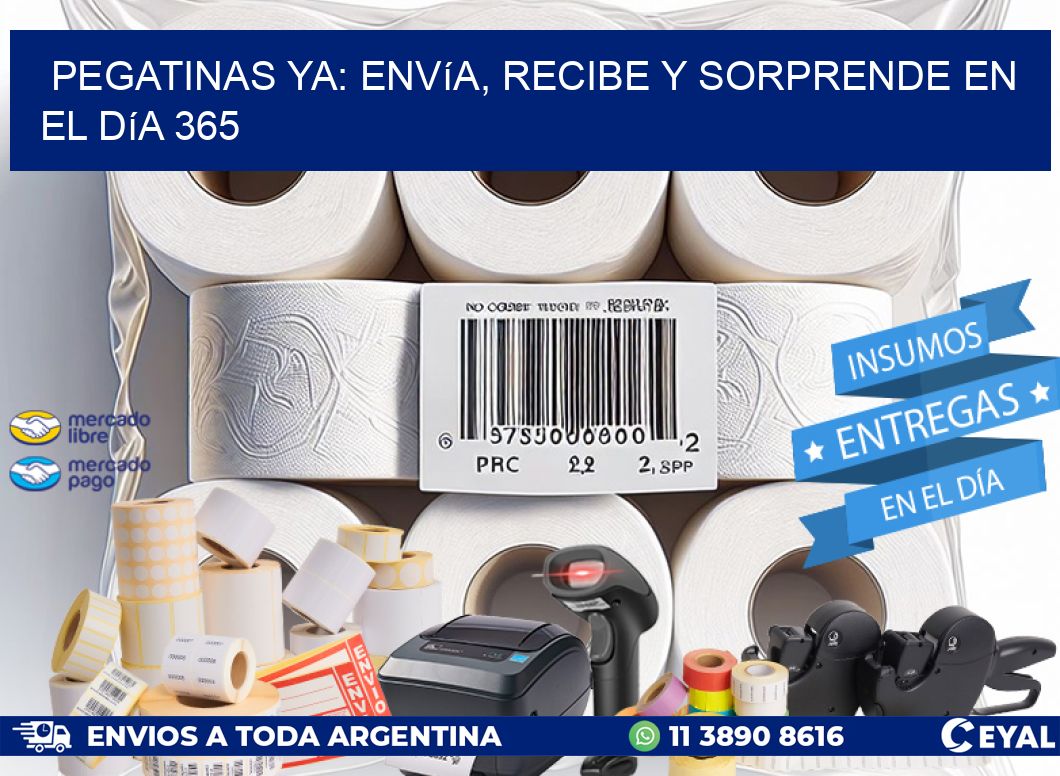 Pegatinas Ya: Envía, Recibe y Sorprende en el Día 365