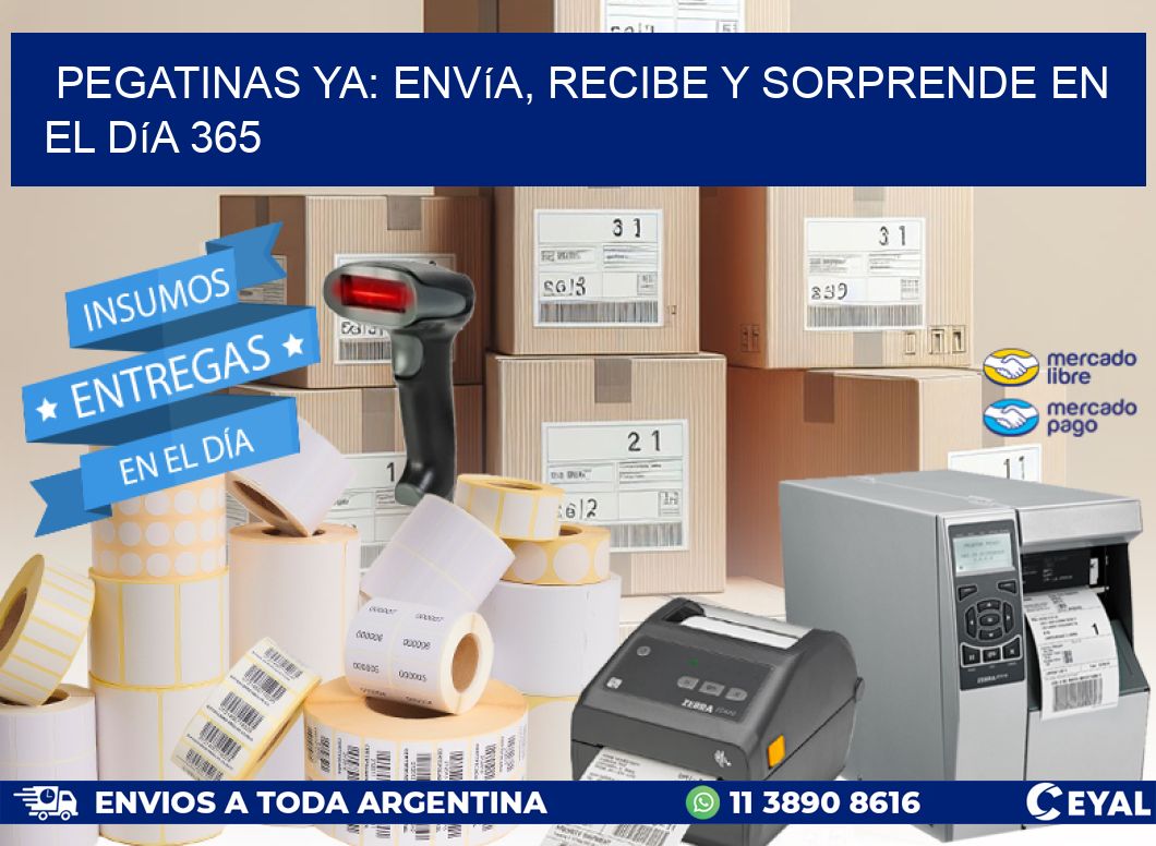 Pegatinas Ya: Envía, Recibe y Sorprende en el Día 365