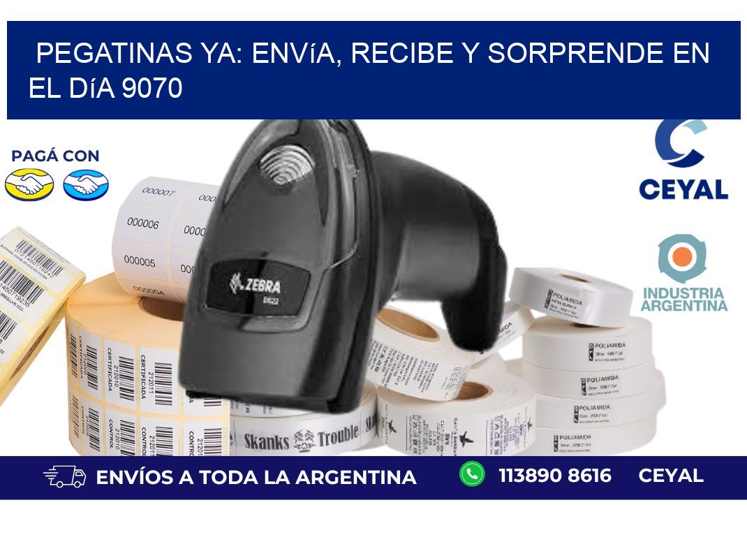 Pegatinas Ya: Envía, Recibe y Sorprende en el Día 9070