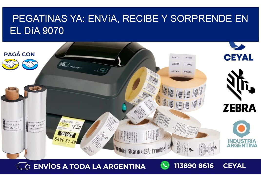 Pegatinas Ya: Envía, Recibe y Sorprende en el Día 9070