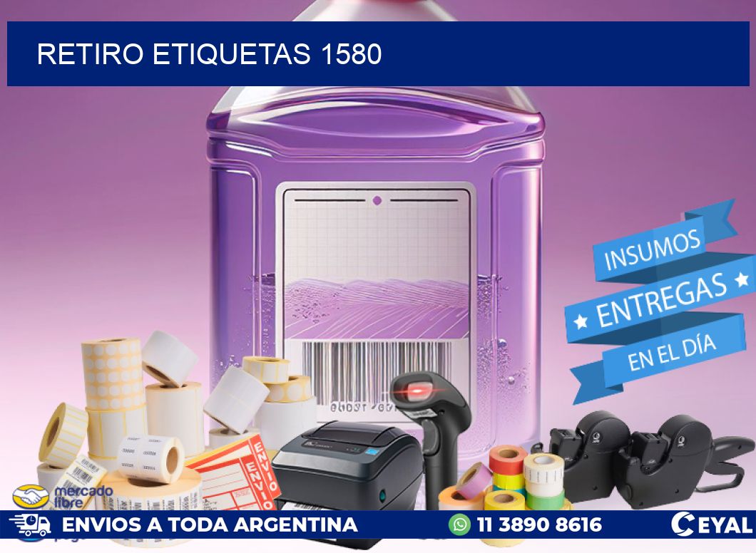 Retiro etiquetas 1580