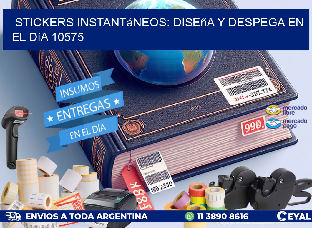 Stickers Instantáneos: Diseña y Despega en el Día 10575