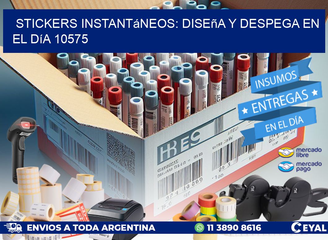 Stickers Instantáneos: Diseña y Despega en el Día 10575
