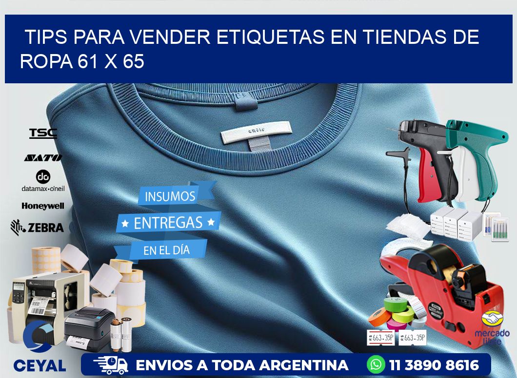 Tips para Vender Etiquetas en Tiendas de Ropa 61 x 65
