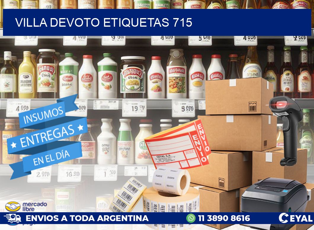 Villa Devoto etiquetas 715