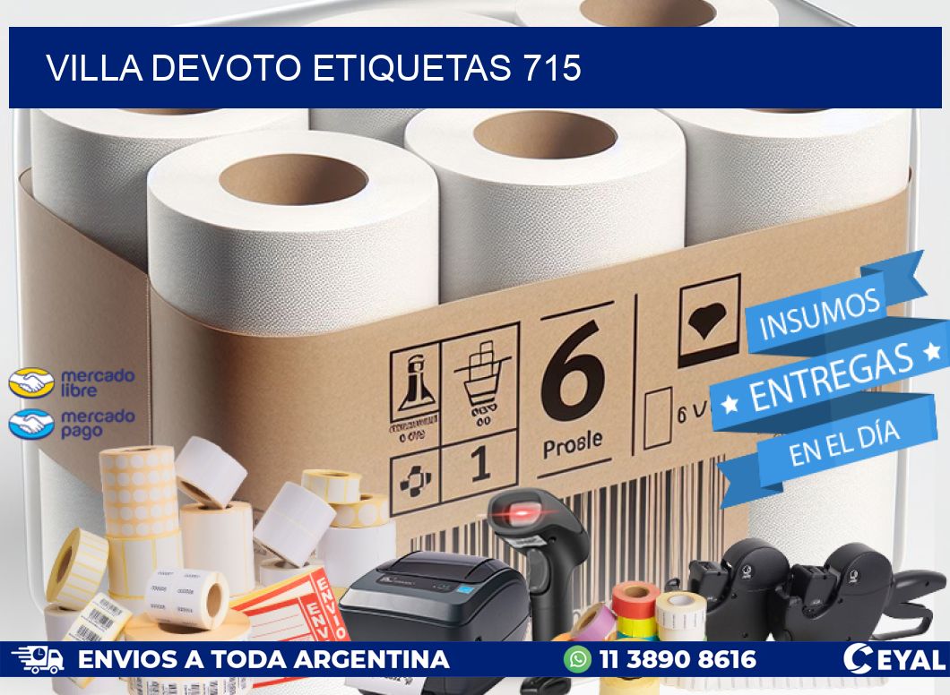 Villa Devoto etiquetas 715