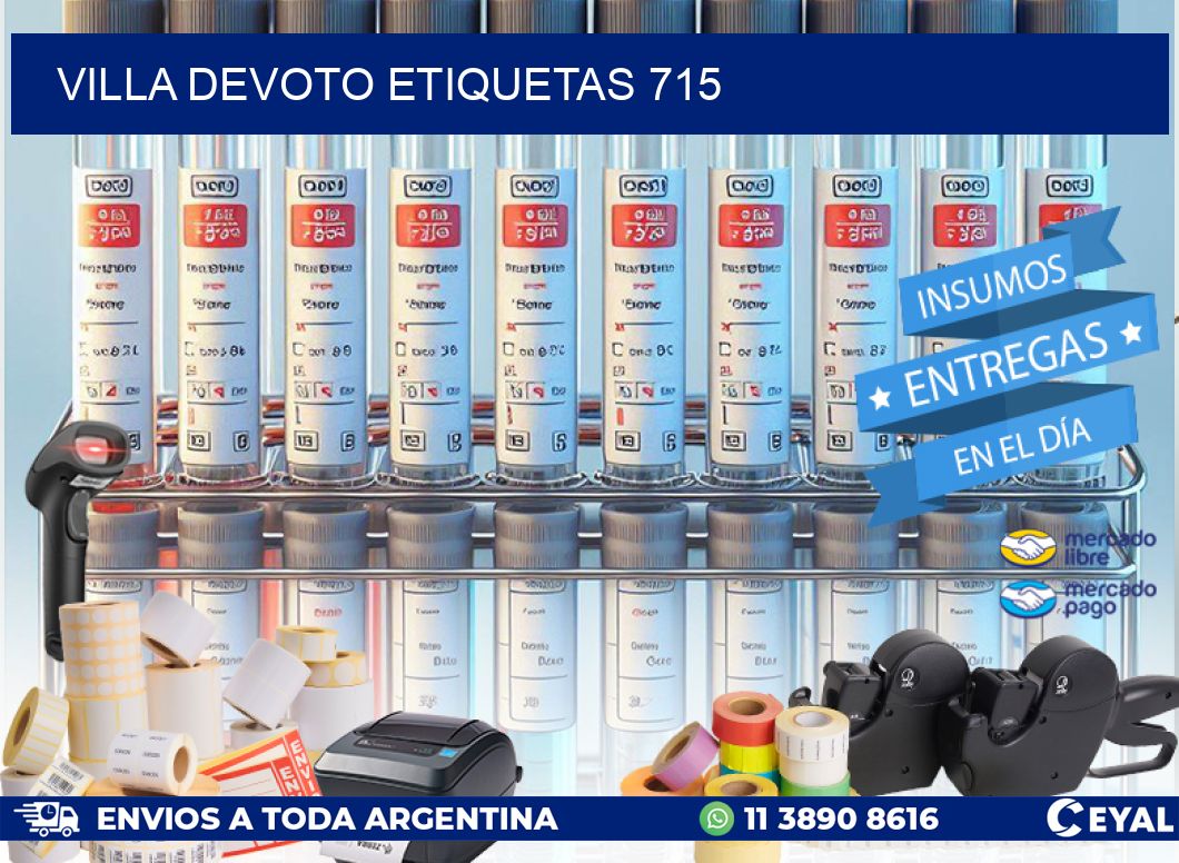 Villa Devoto etiquetas 715