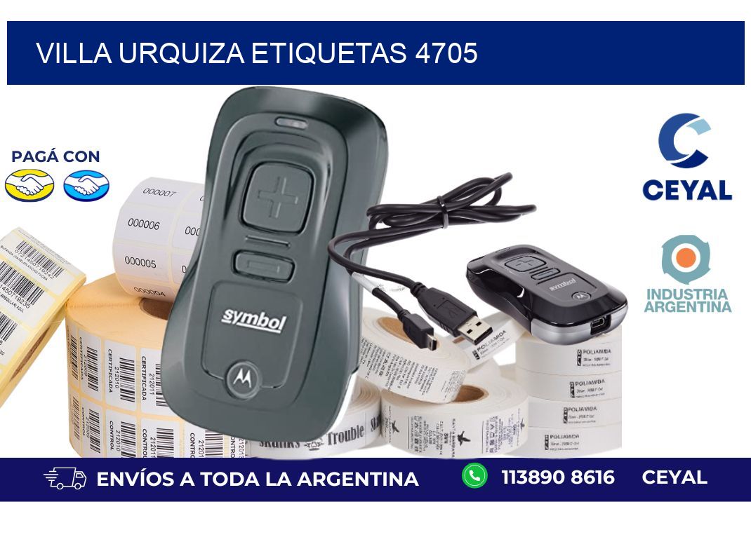Villa Urquiza etiquetas 4705