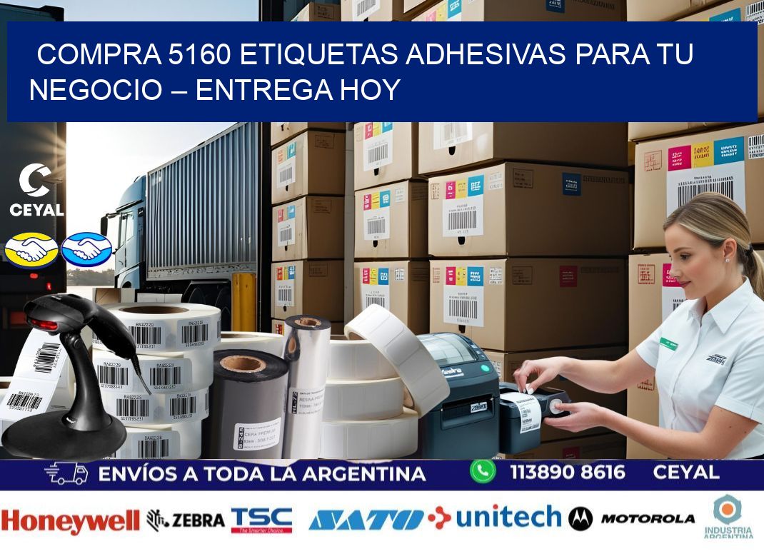 compra 5160 Etiquetas Adhesivas para Tu Negocio – Entrega Hoy