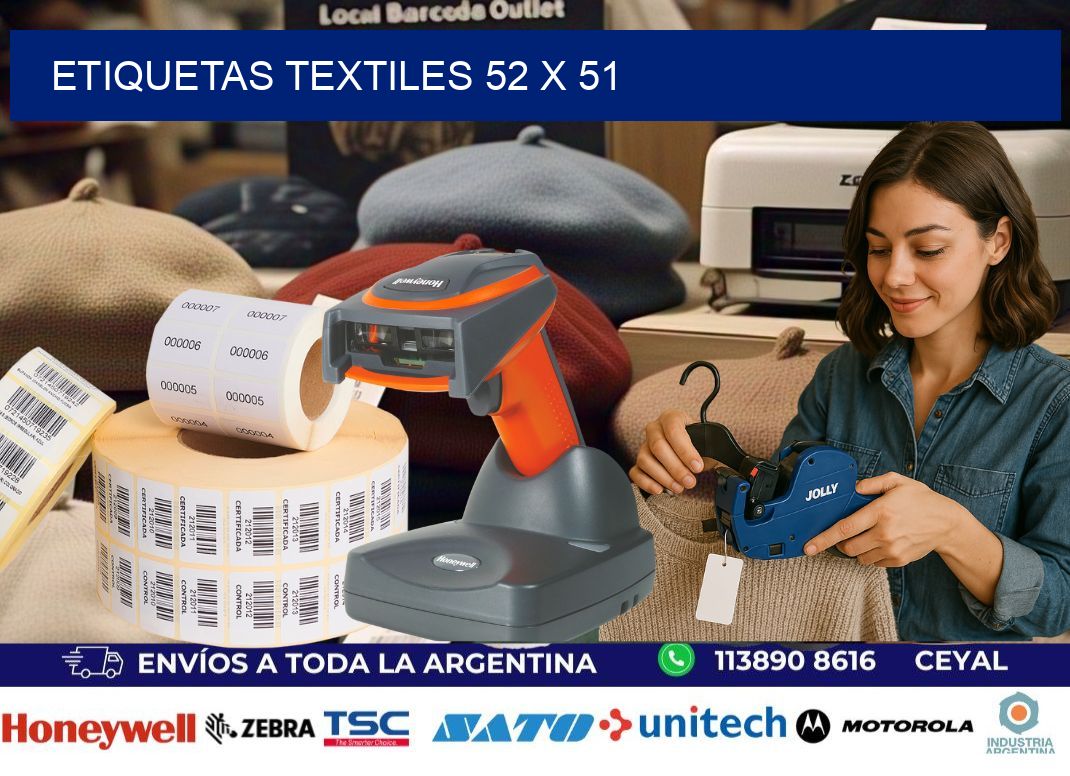 etiquetas textiles 52 x 51