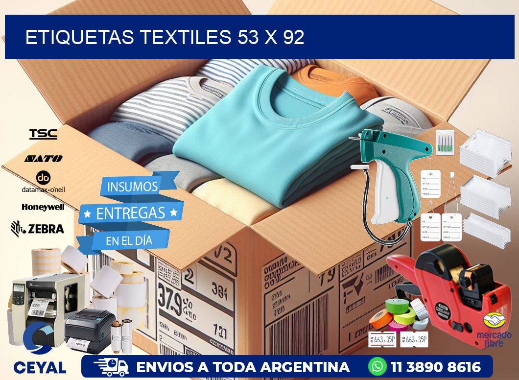 etiquetas textiles 53 x 92