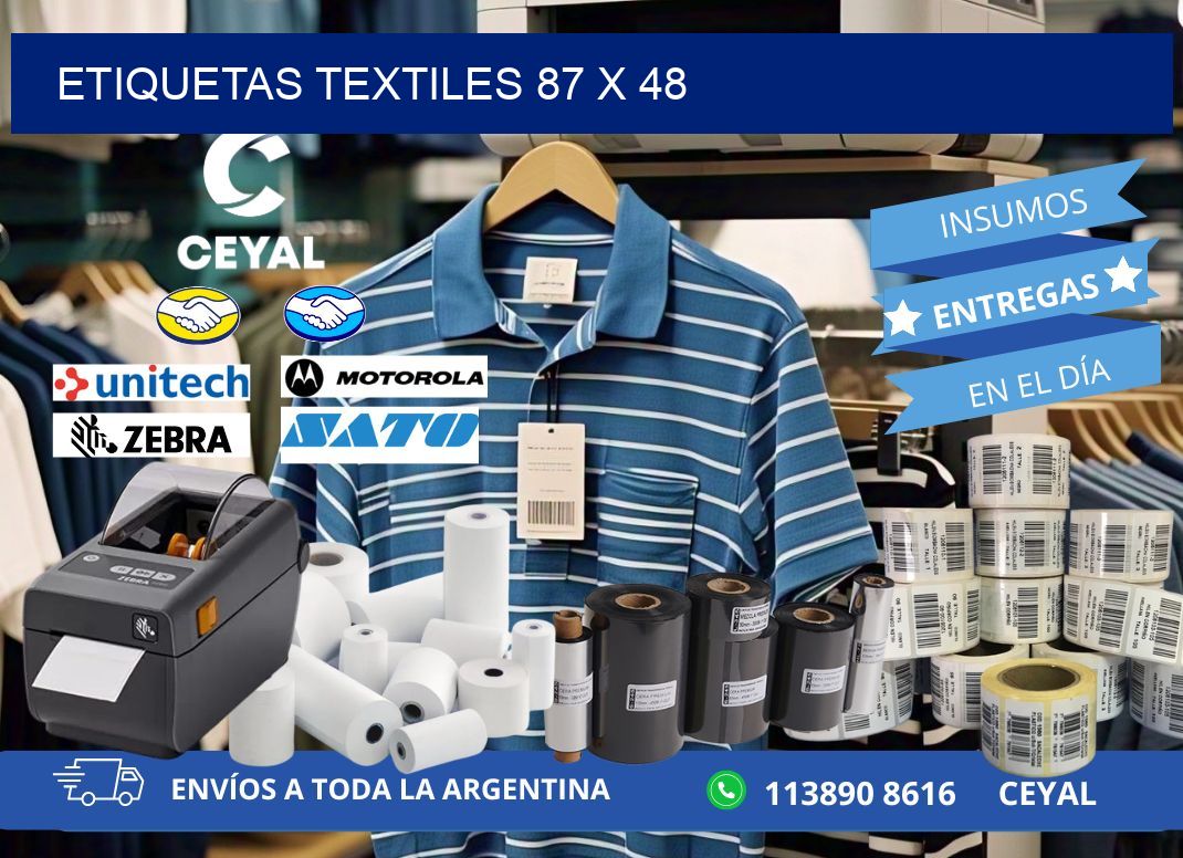 etiquetas textiles 87 x 48