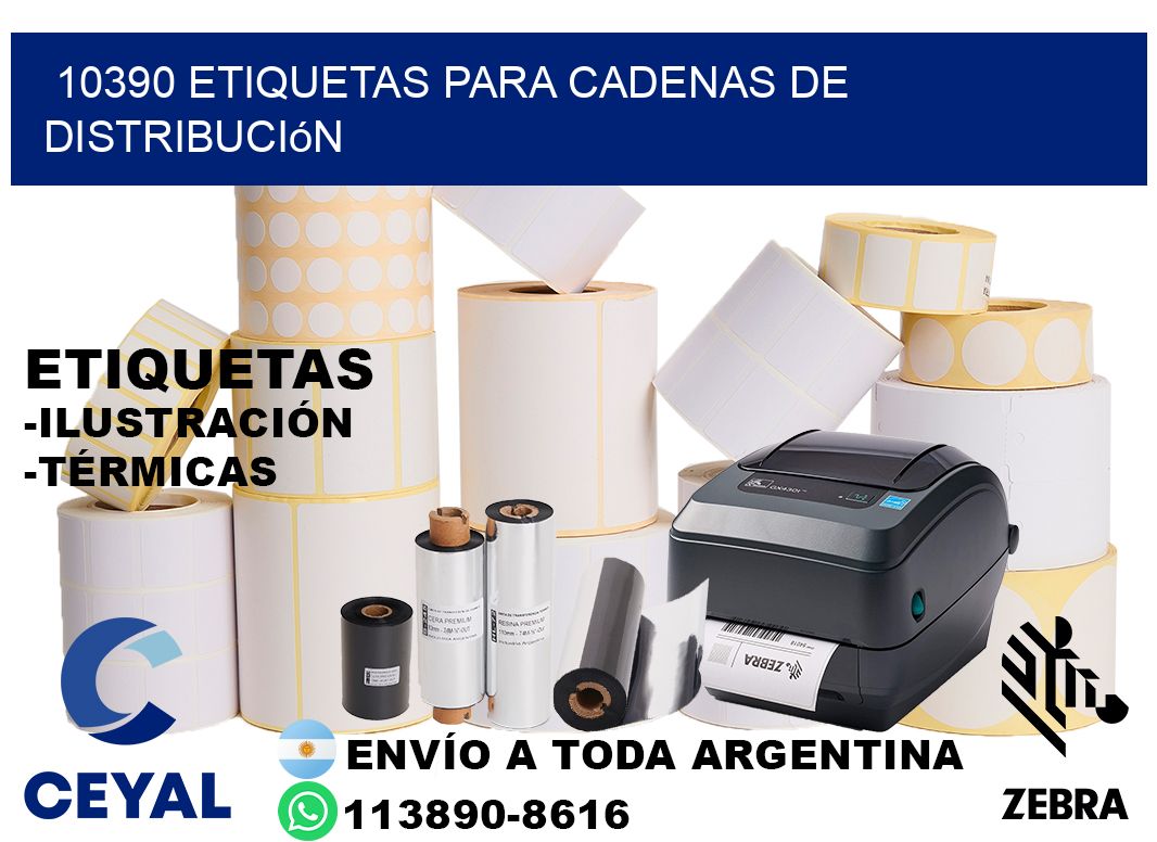 10390 Etiquetas para cadenas de distribución