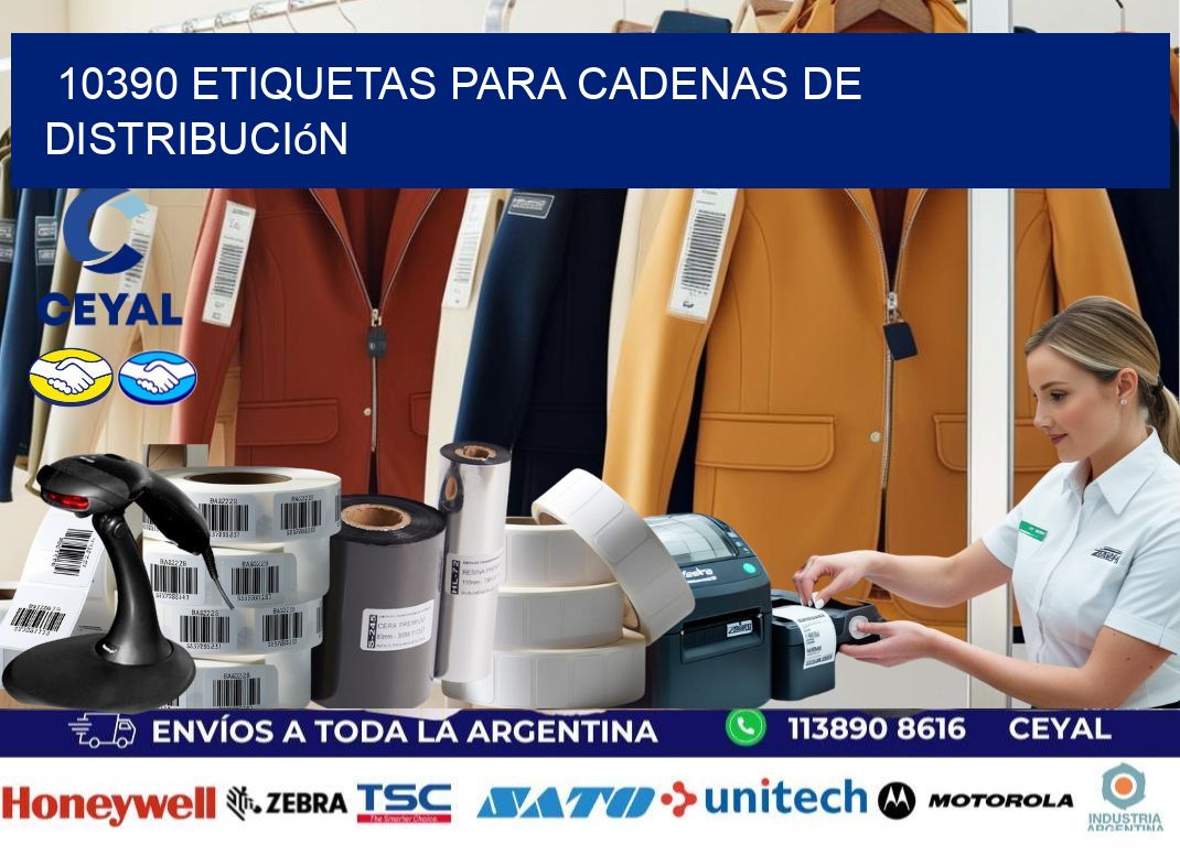 10390 Etiquetas para cadenas de distribución