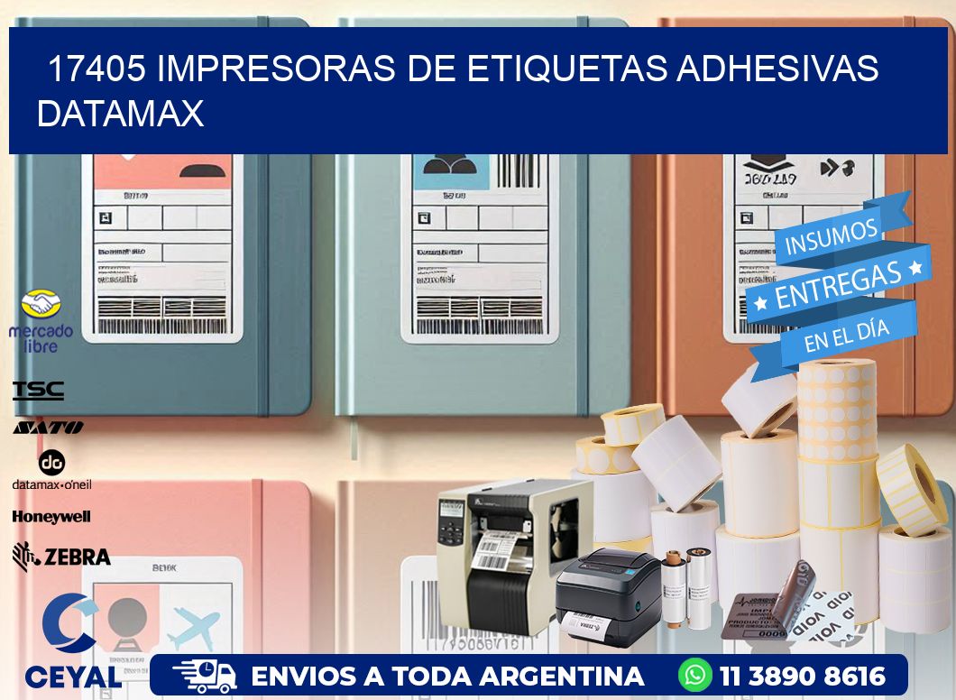 17405 impresoras de etiquetas adhesivas datamax