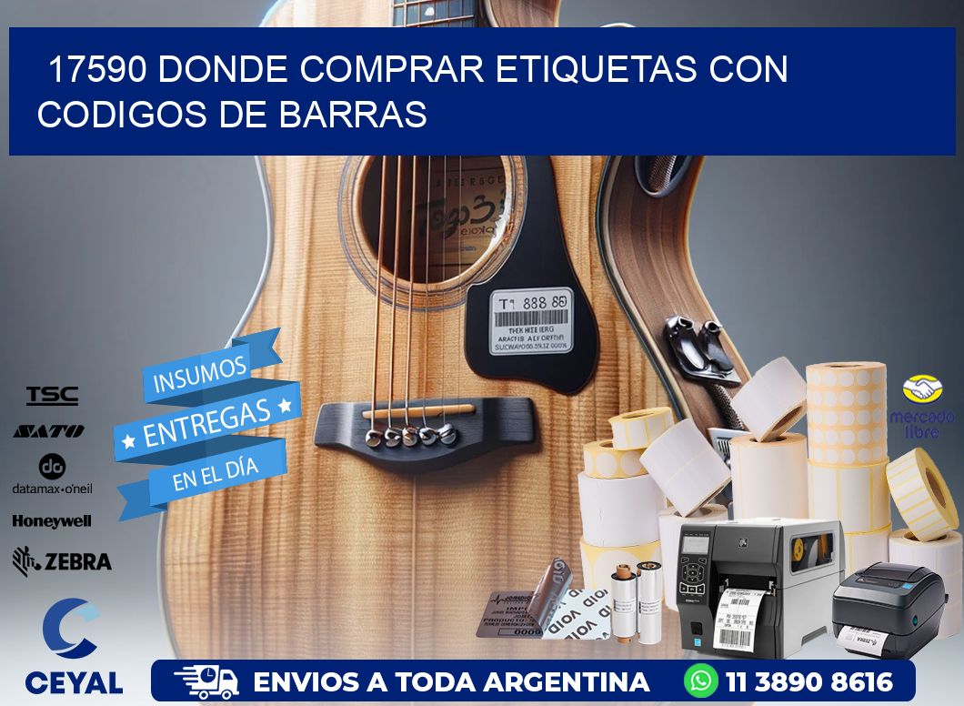 17590 Donde comprar etiquetas con codigos de barras