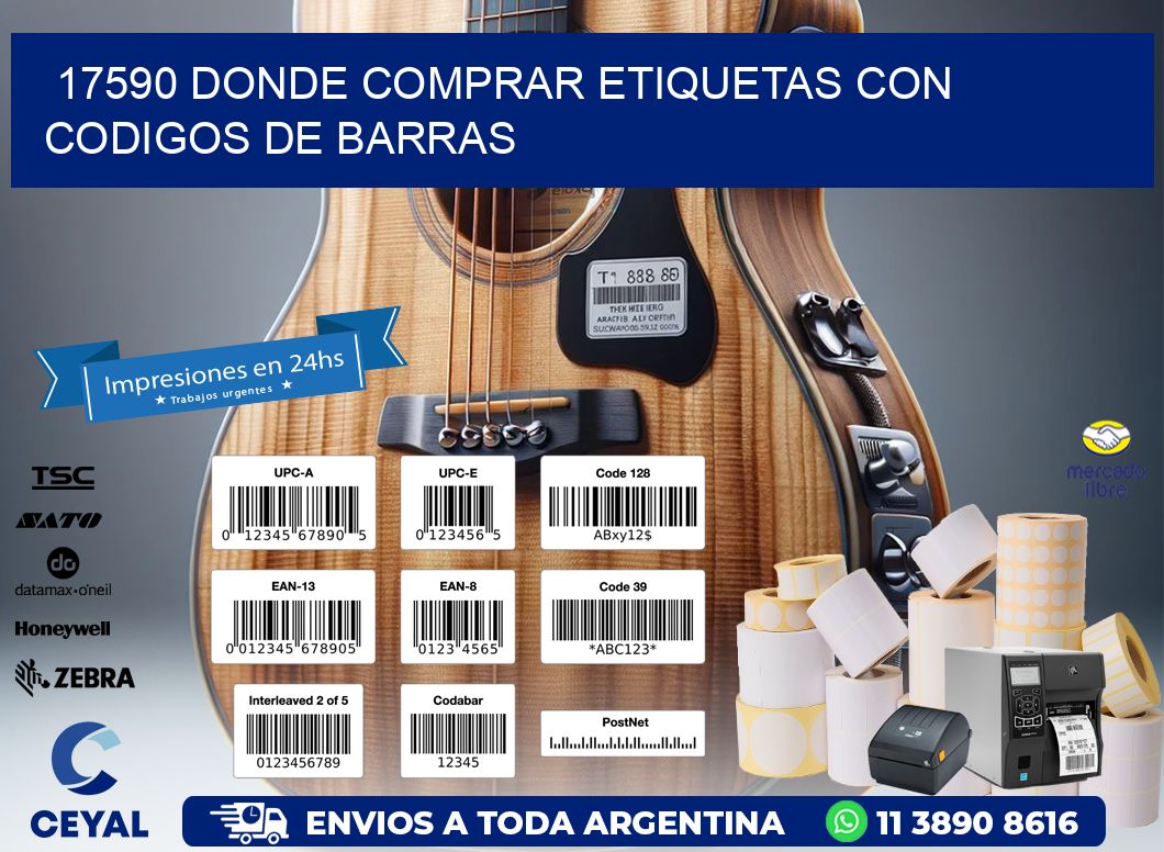 17590 Donde comprar etiquetas con codigos de barras