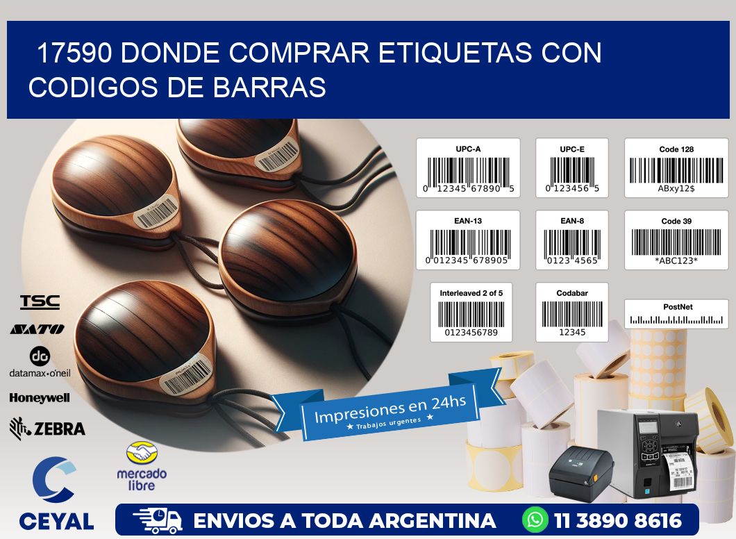 17590 Donde comprar etiquetas con codigos de barras