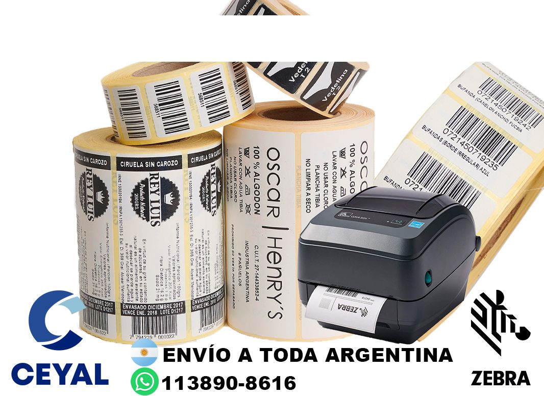 2 cajas de etiquetas 71 x 80