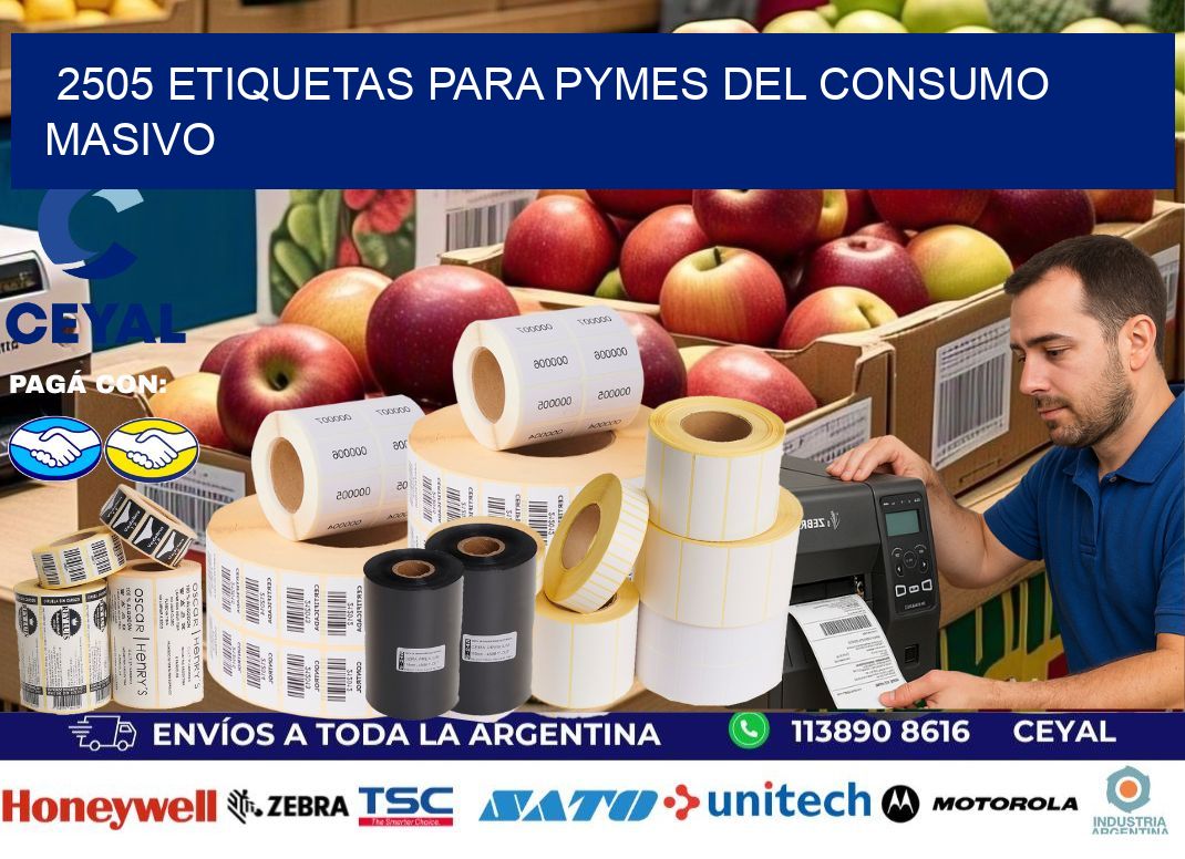 2505 Etiquetas para pymes del consumo masivo
