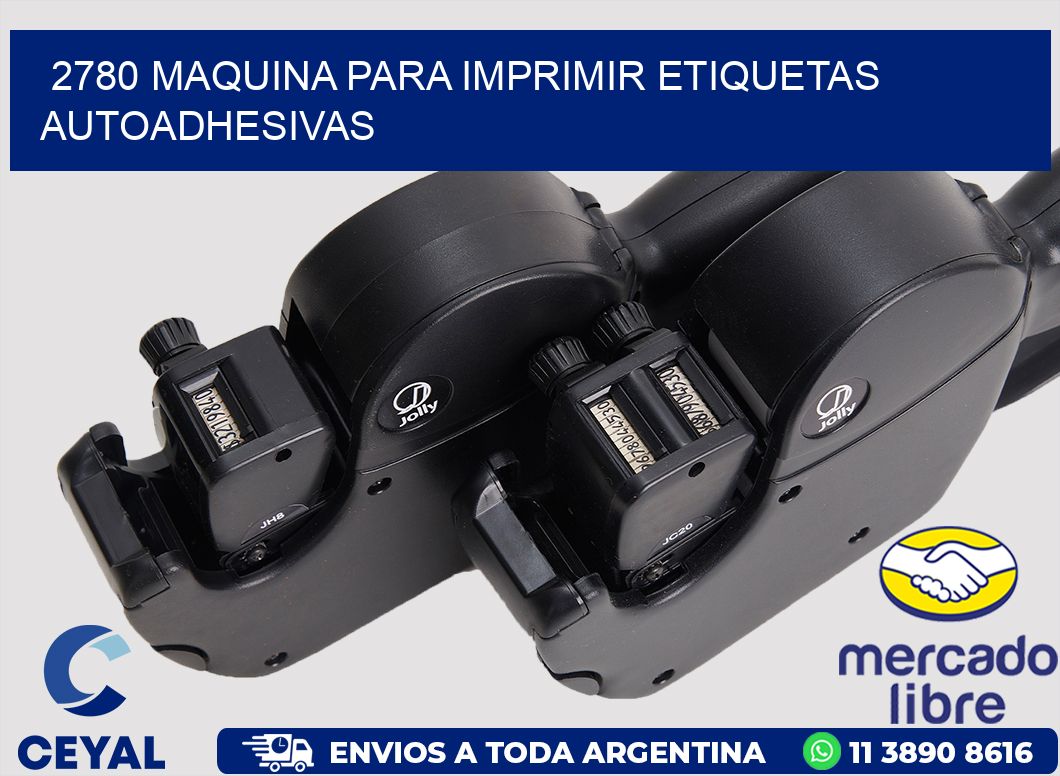 2780 maquina para imprimir etiquetas autoadhesivas