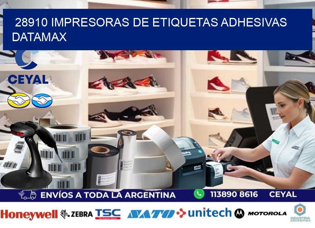 28910 impresoras de etiquetas adhesivas datamax