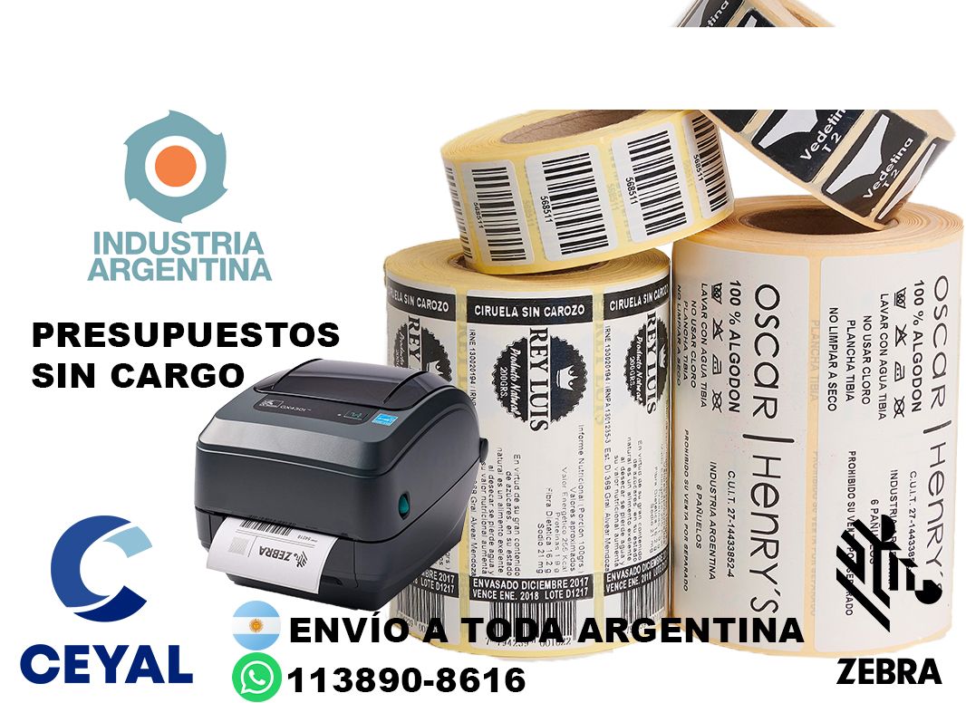 3 cajas de etiquetas 26 x 80