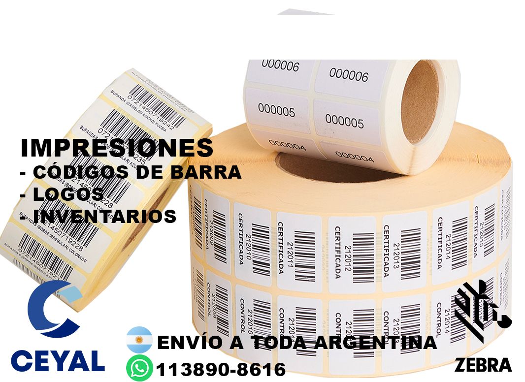 3 cajas de etiquetas 43 x 43