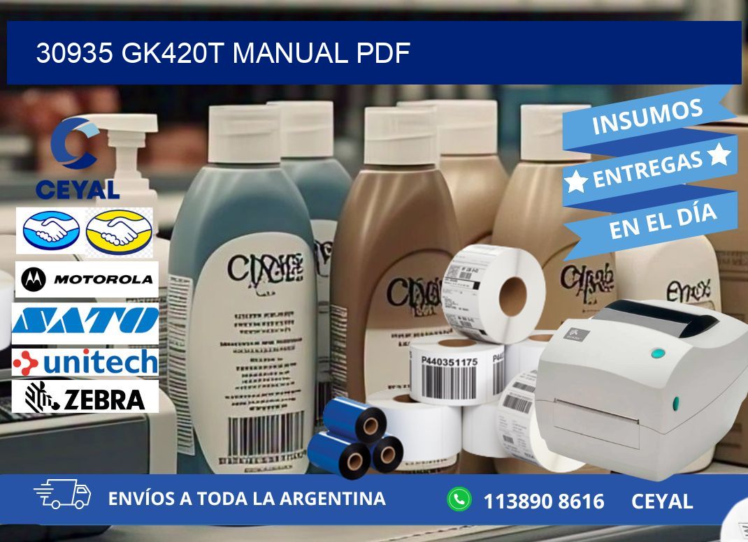 30935 GK420T manual PDF