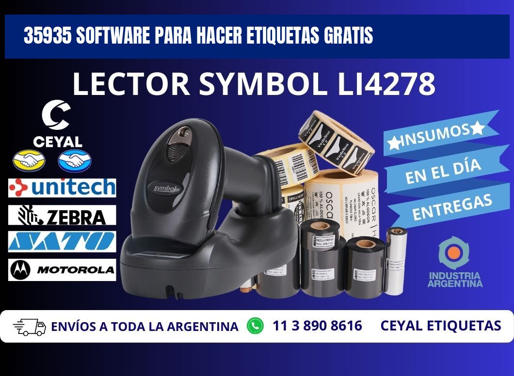 35935 Software para hacer etiquetas gratis