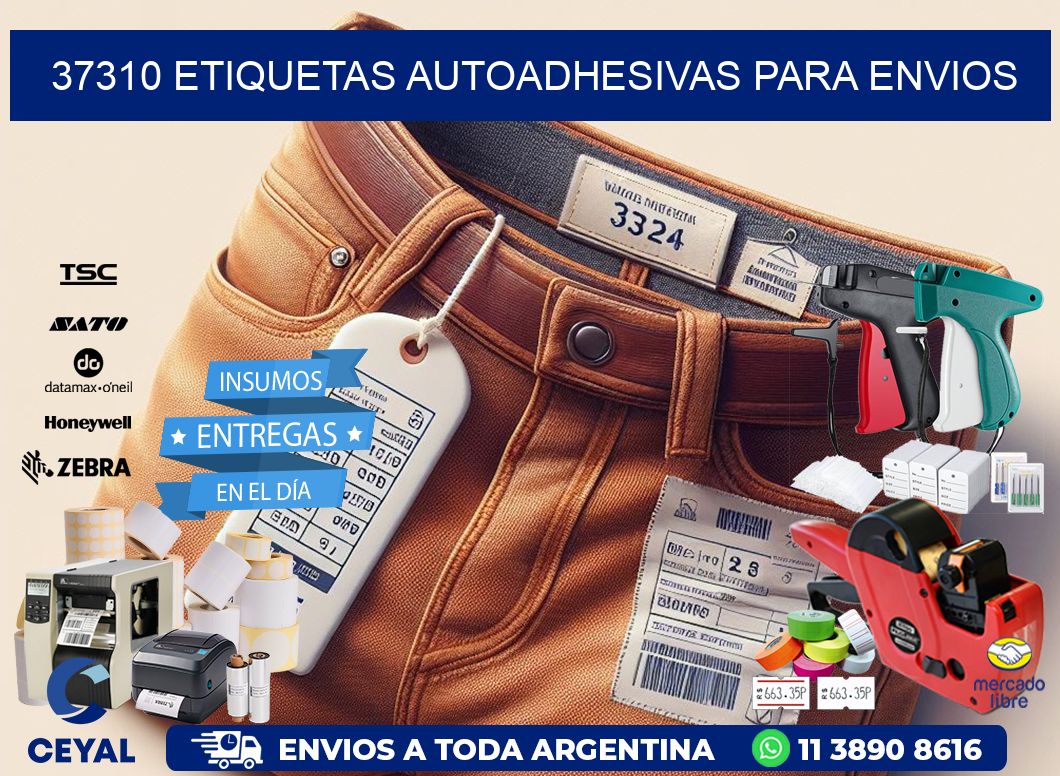 37310 etiquetas autoadhesivas para envios