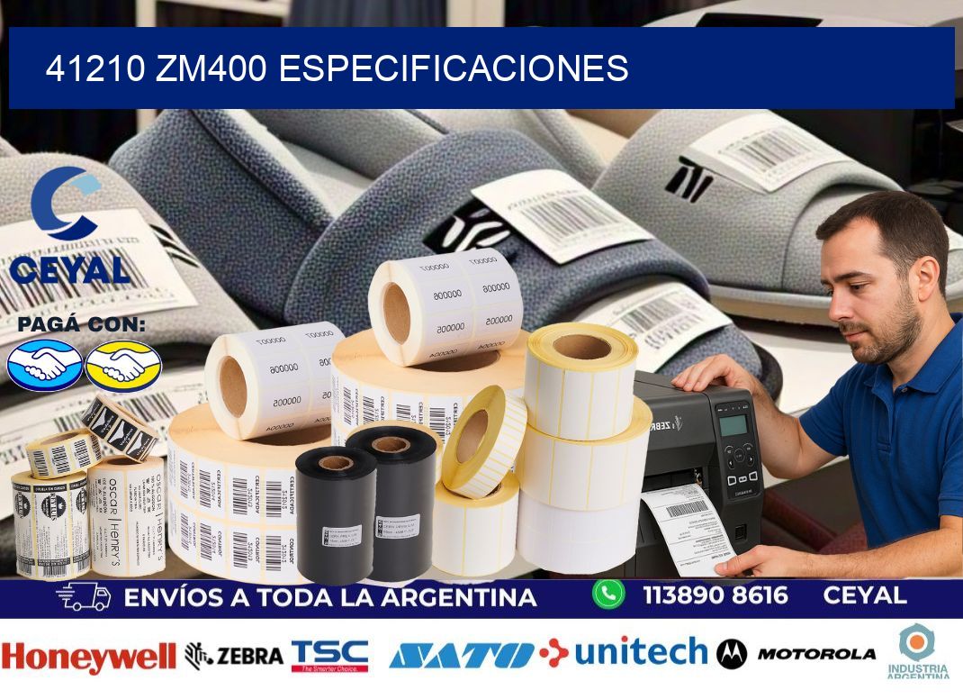 41210 ZM400 especificaciones