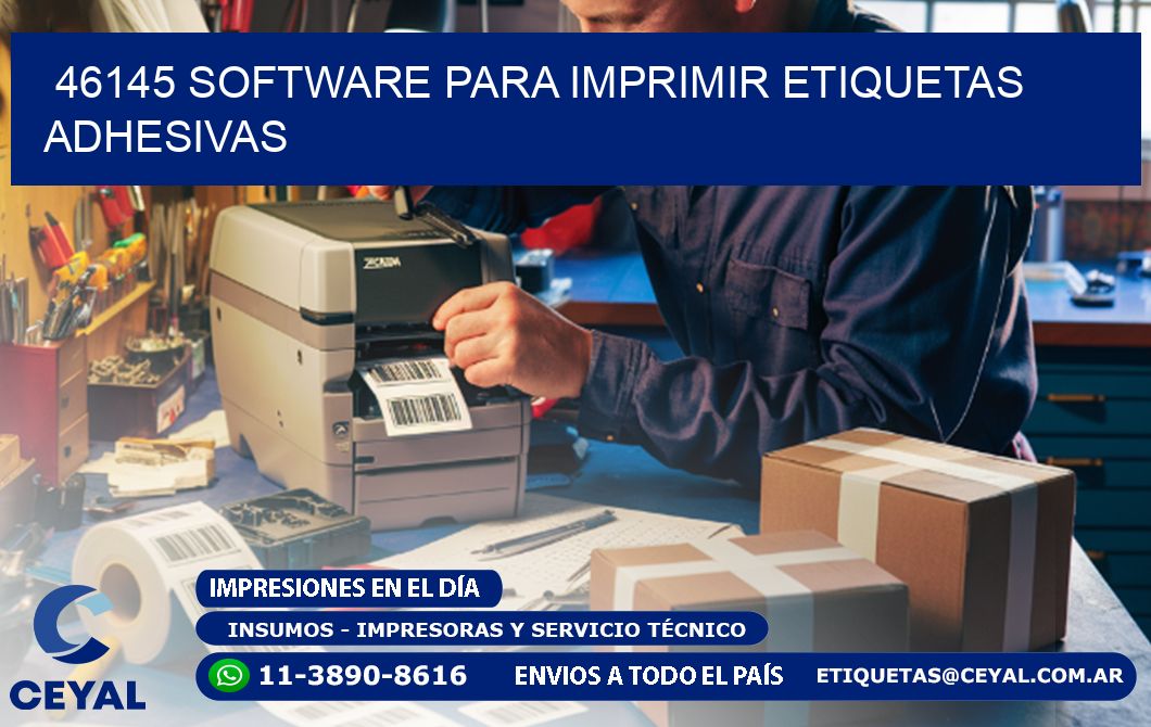 46145 software para imprimir etiquetas adhesivas