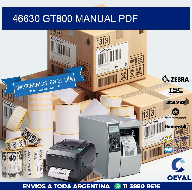 46630 GT800 manual PDF