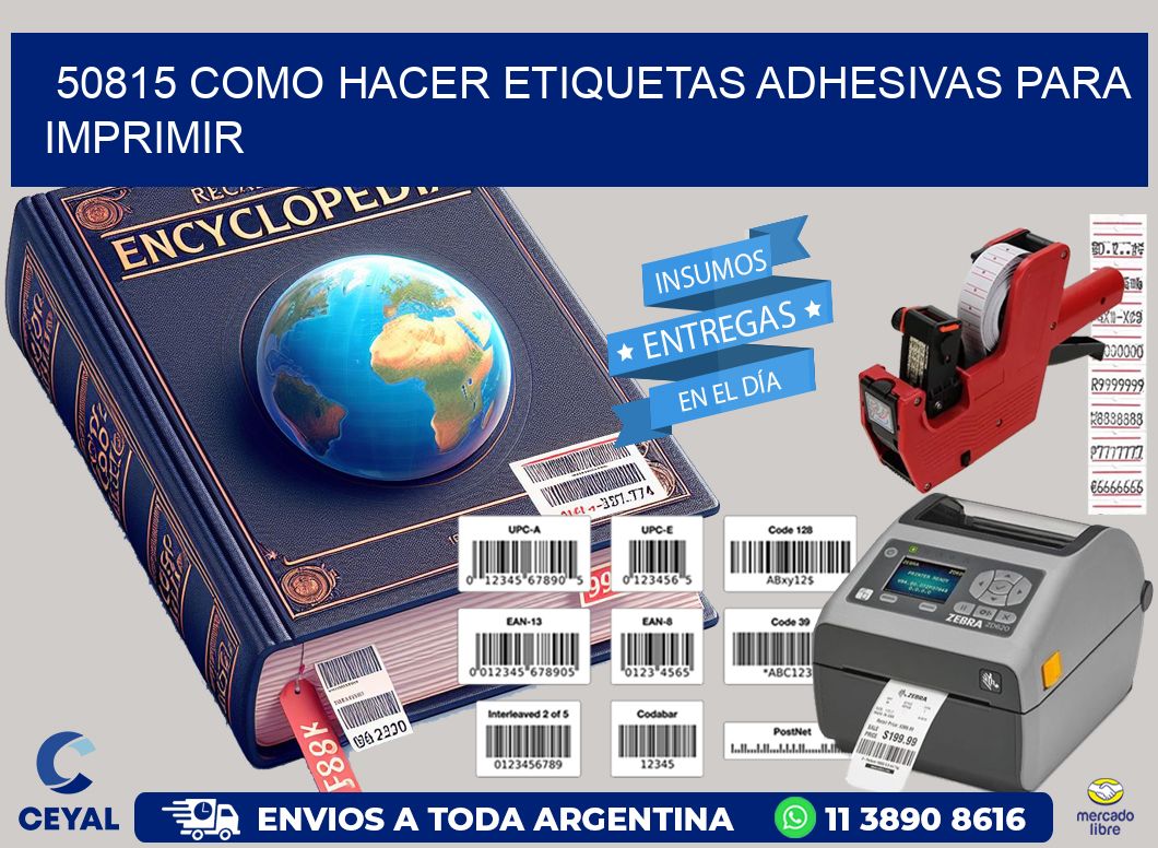 50815 Como hacer etiquetas adhesivas para imprimir