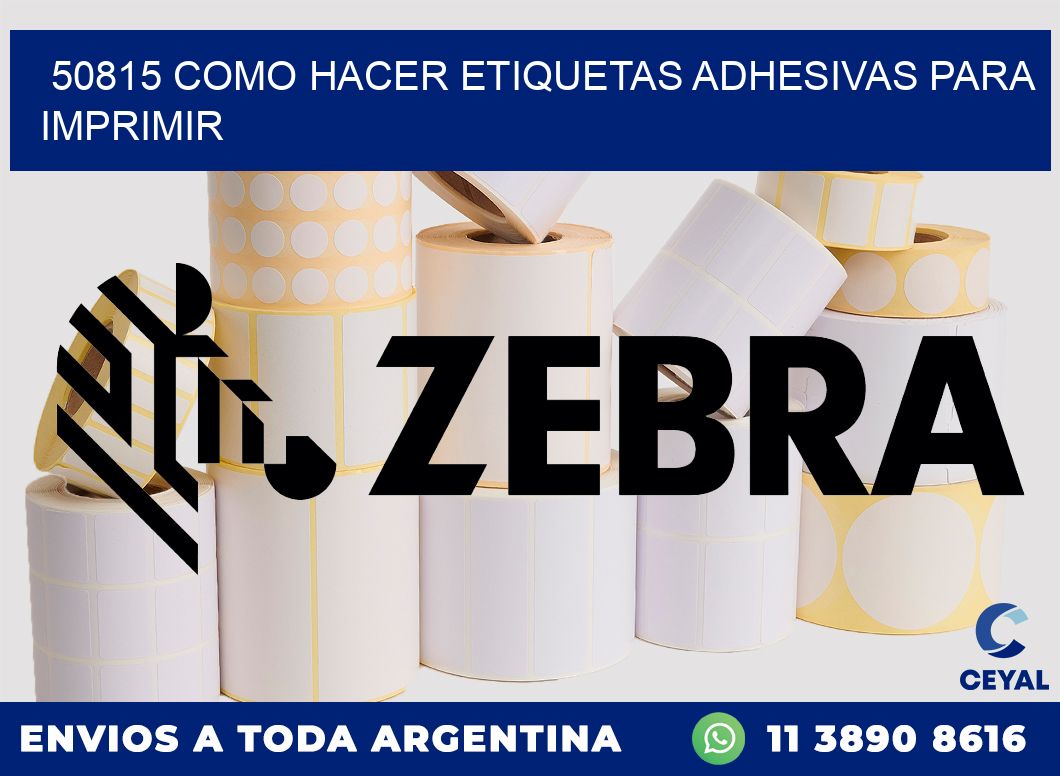 50815 Como hacer etiquetas adhesivas para imprimir