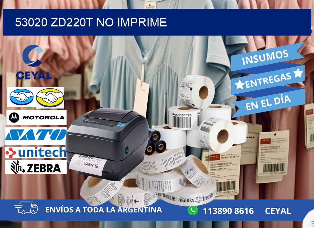53020 ZD220t no imprime