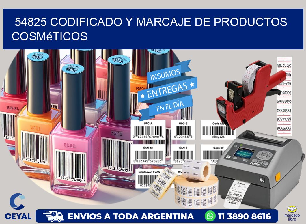 54825 codificado y marcaje de productos cosméticos