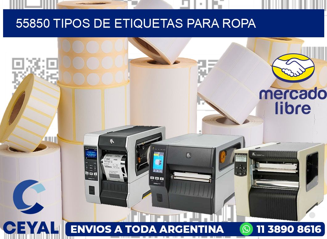 55850 tipos de etiquetas para ropa