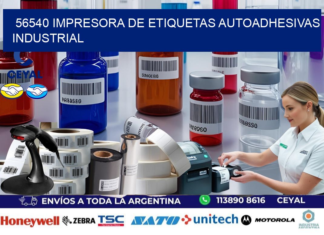 56540 Impresora de etiquetas autoadhesivas industrial