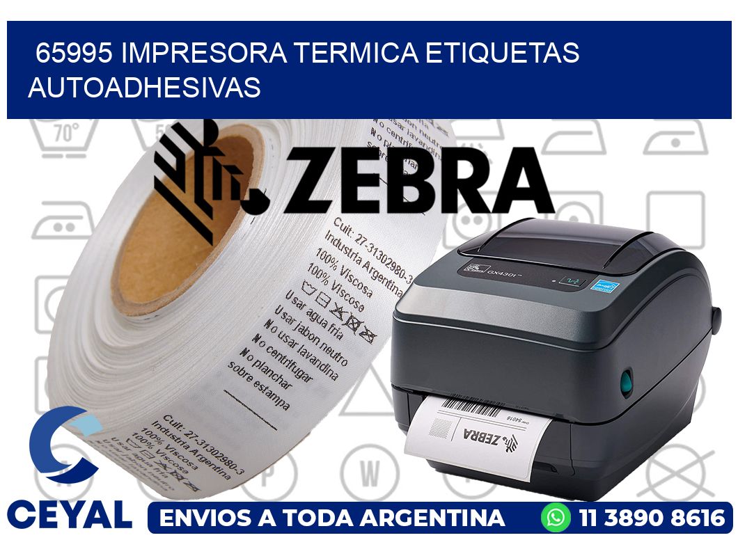 65995 Impresora termica etiquetas autoadhesivas
