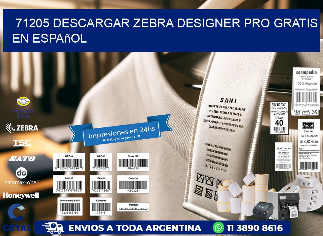 71205 Descargar Zebra Designer Pro gratis en Español