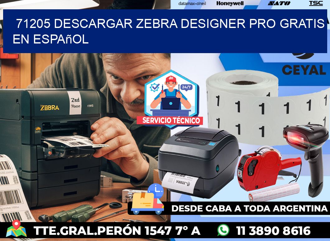 71205 Descargar Zebra Designer Pro gratis en Español