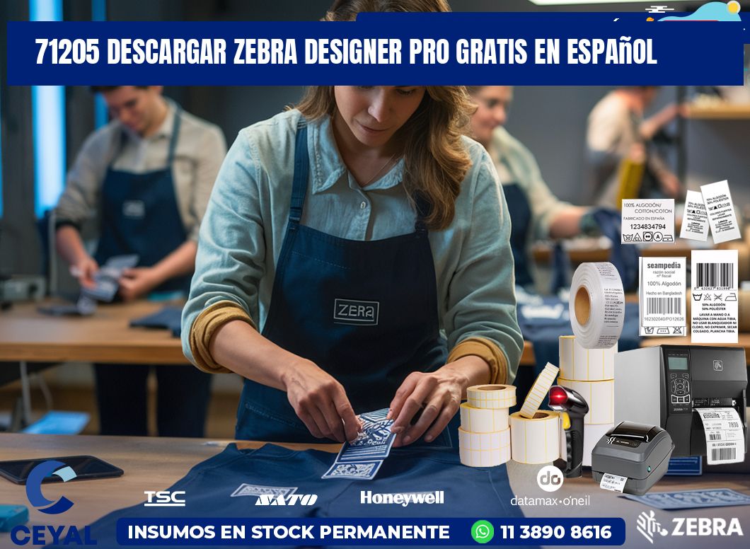 71205 Descargar Zebra Designer Pro gratis en Español